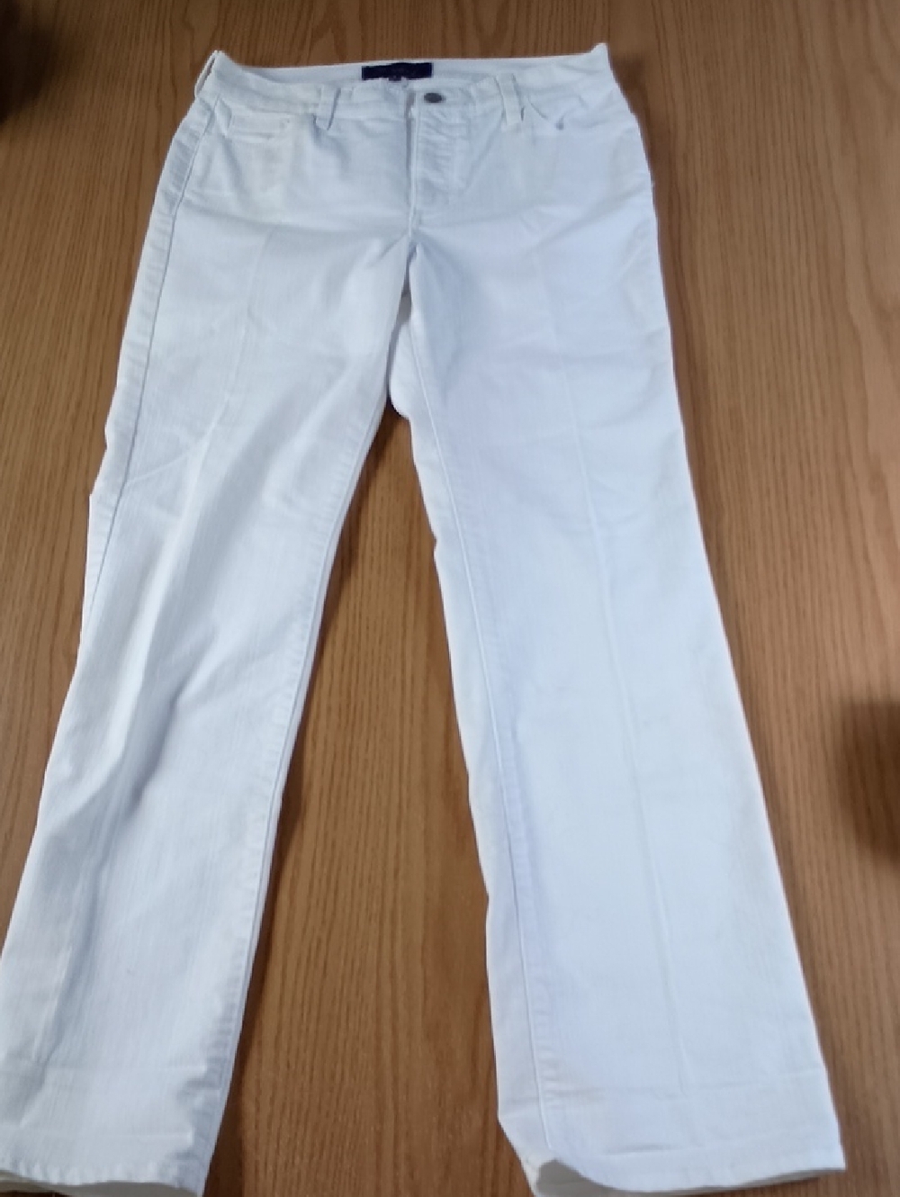 NYDJ White Classic Straight Leg Jeans Size 6